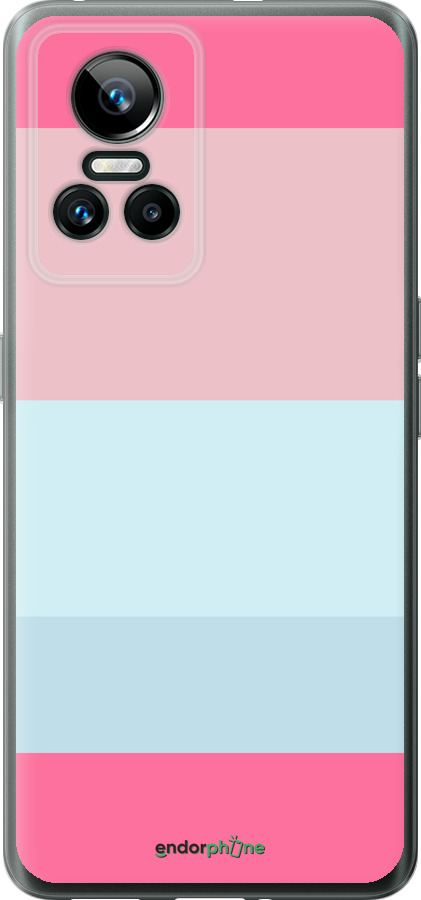 Силиконовый чехол Полосы1 для Realme GT Neo3 - 4589u-2590 изображение 
