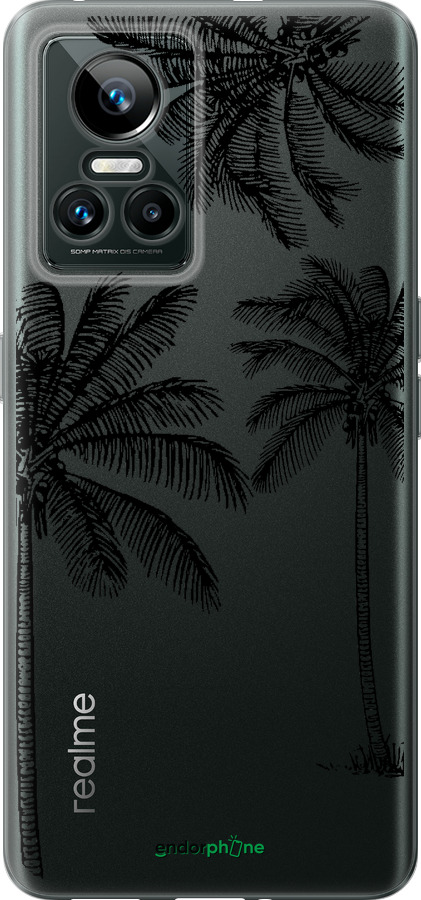 Силиконовый чехол Пальмы1 для Realme GT Neo3 - 4634u-2590 изображение 