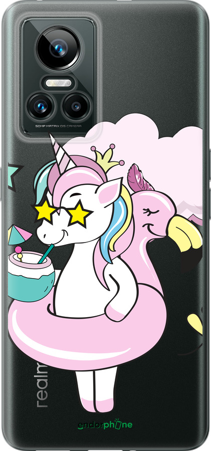 Силиконовый чехол Crown Unicorn для Realme GT Neo3 - 4660u-2590 изображение 