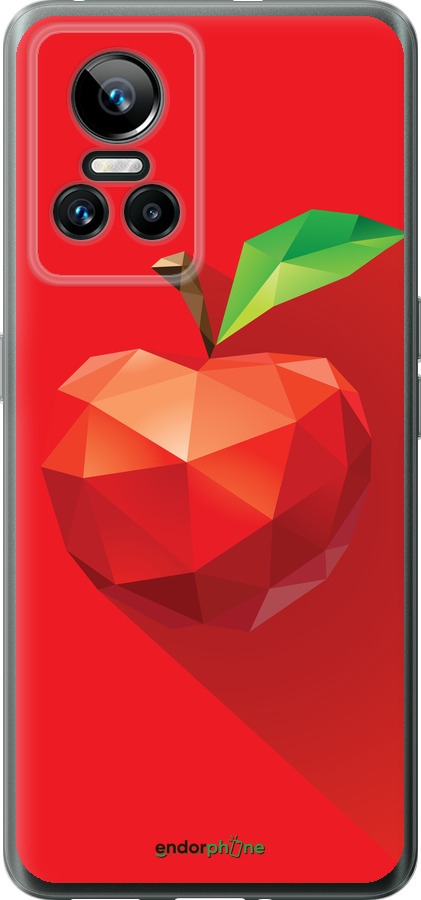 Силиконовый чехол Яблоко для Realme GT Neo3 - 4696u-2590 изображение 