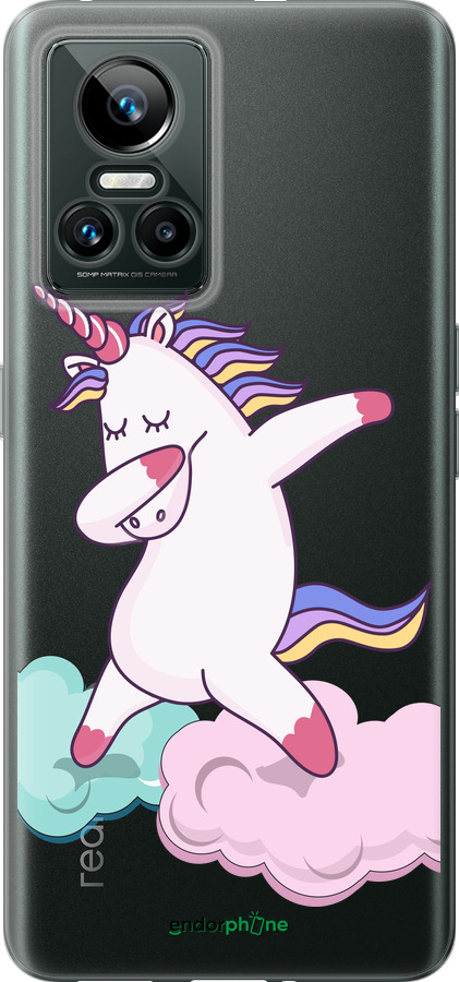 Силіконовий чехол Єдиноріг для Realme GT Neo3 - 4702u-2590 изображение 