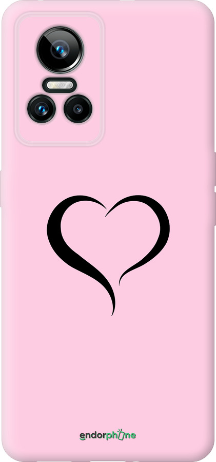 Силиконовый чехол Сердце 1 для Realme GT Neo3 - 4730u-2590 изображение 
