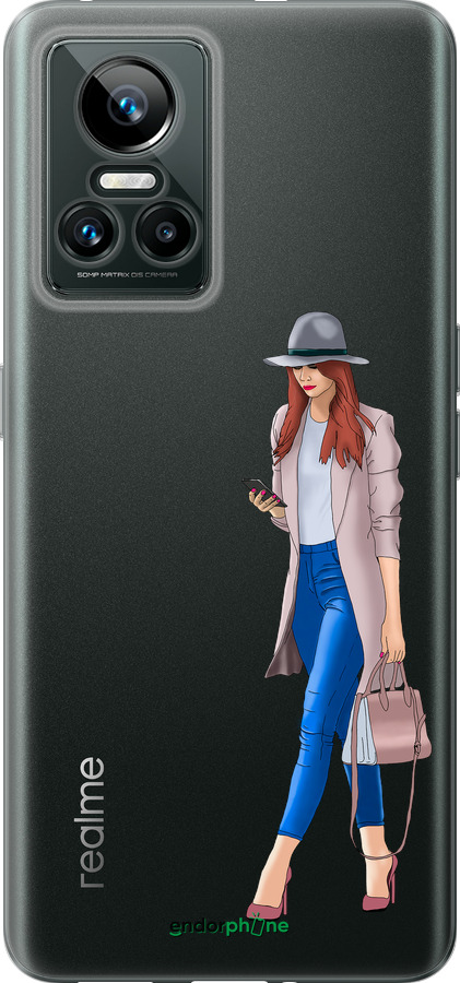 Силиконовый чехол Девушка 1 для Realme GT Neo3 - 4751u-2590 изображение 