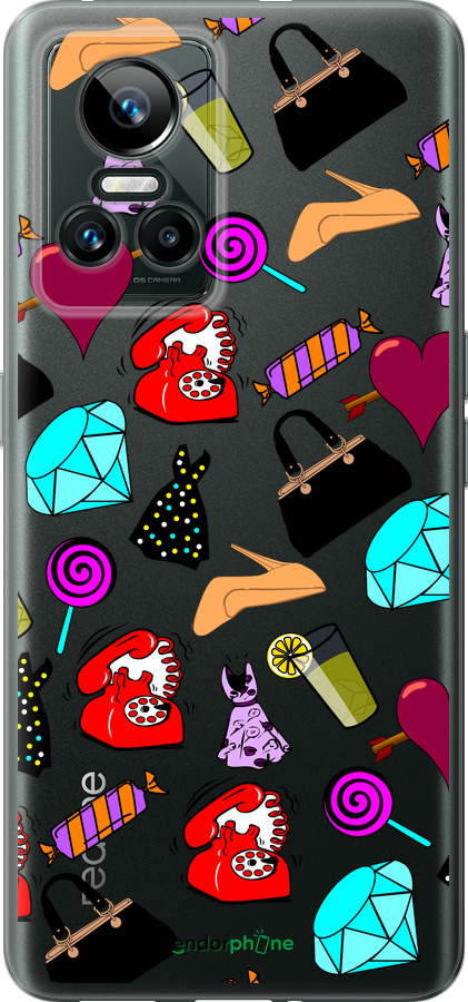 Силіконовий чехол stickers для Realme GT Neo3 - 4757u-2590 изображение 