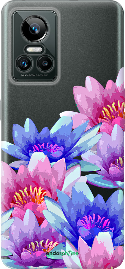 Силиконовый чехол Лотос для Realme GT Neo3 - 4862u-2590 изображение 