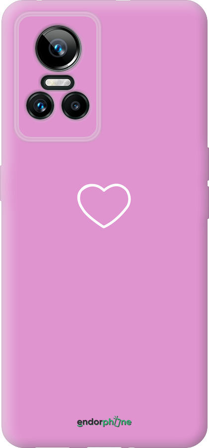Силиконовый чехол Сердце 2 для Realme GT Neo3 - 4863u-2590 изображение 