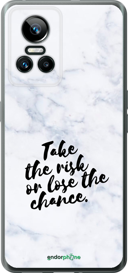 Силиконовый чехол Рискнуть или потерять шанс для Realme GT Neo3 - 4866u-2590 изображение 