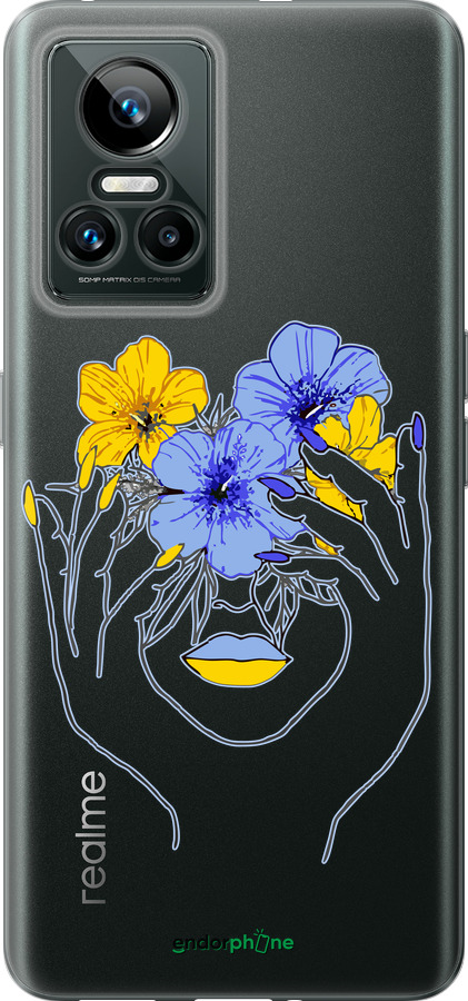 Силиконовый чехол Девушка v4 для Realme GT Neo3 - 5276u-2590 изображение 