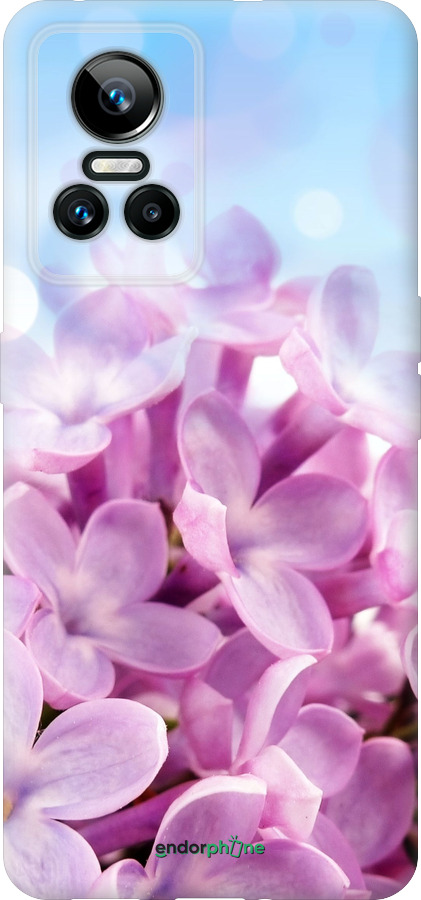 Силіконовий чехол Бузок для Realme GT Neo3 - 527u-2590 изображение 