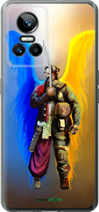 Силиконовый чехол Воин-Ангел для Realme GT Neo3 - 5317u-2590 изображение 