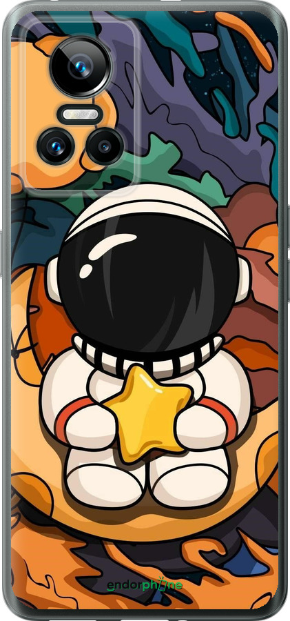 Силиконовый чехол Астронавт и звезда для Realme GT Neo3 - 5326u-2590 изображение 