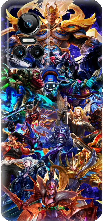 Силиконовый чехол № 5375 для Realme GT Neo3 - 5375u-2590 изображение 