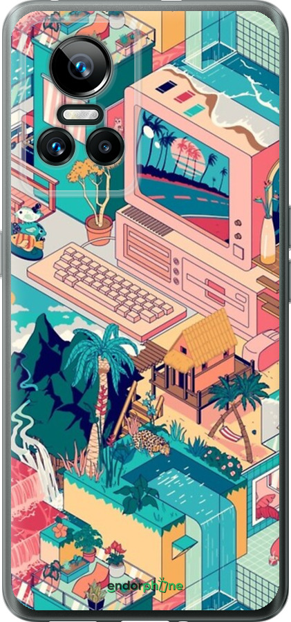 Силиконовый чехол № 5393 для Realme GT Neo3 - 5393u-2590 изображение 