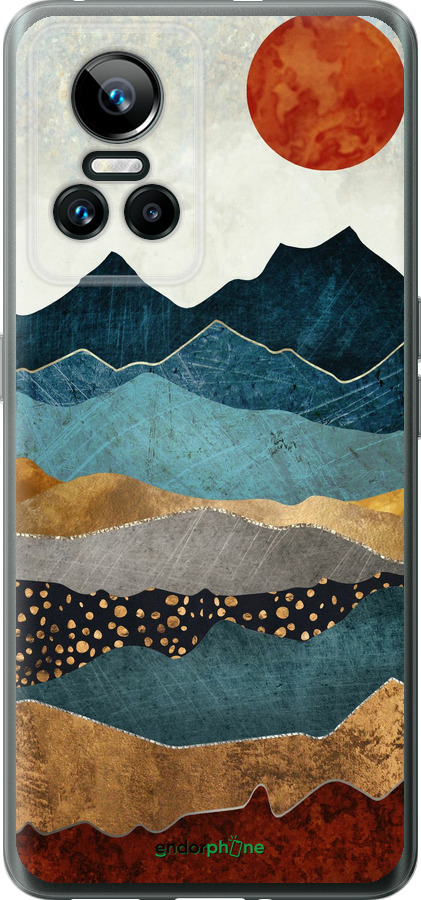 Силиконовый чехол Закат горы для Realme GT Neo3 - 5434u-2590 изображение 