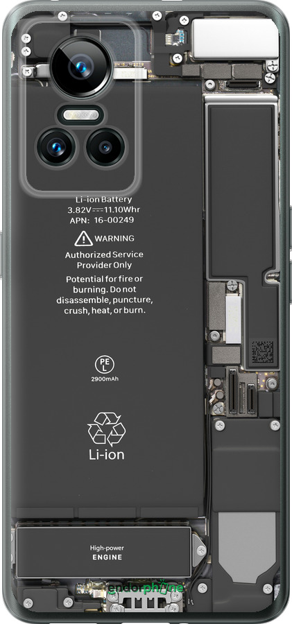 Силиконовый чехол Детали смартфона для Realme GT Neo3 - 5487u-2590 изображение 