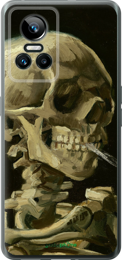 Силиконовый чехол Винсент Ван Гог. Череп для Realme GT Neo3 - 5544u-2590 изображение 