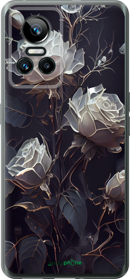 Силиконовый чехол Розы 2 для Realme GT Neo3 - 5550u-2590 изображение 
