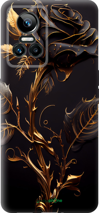 Силиконовый чехол Роза 3 для Realme GT Neo3 - 5552u-2590 изображение 