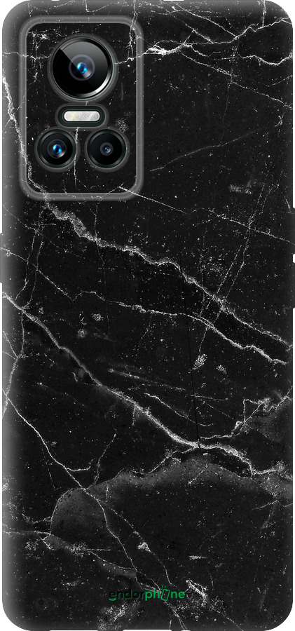 Силиконовый чехол Черный мрамор v2 для Realme GT Neo3 - 5568u-2590 изображение 