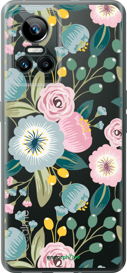 Силіконовий чехол Квіткові шпалери v2 для Realme GT Neo3 - 5602u-2590 изображение 