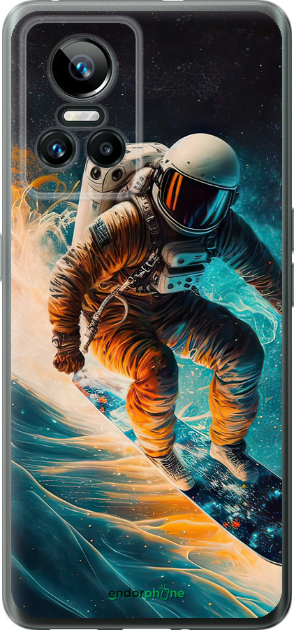 Силиконовый чехол Сноубордист для Realme GT Neo3 - 5604u-2590 изображение 