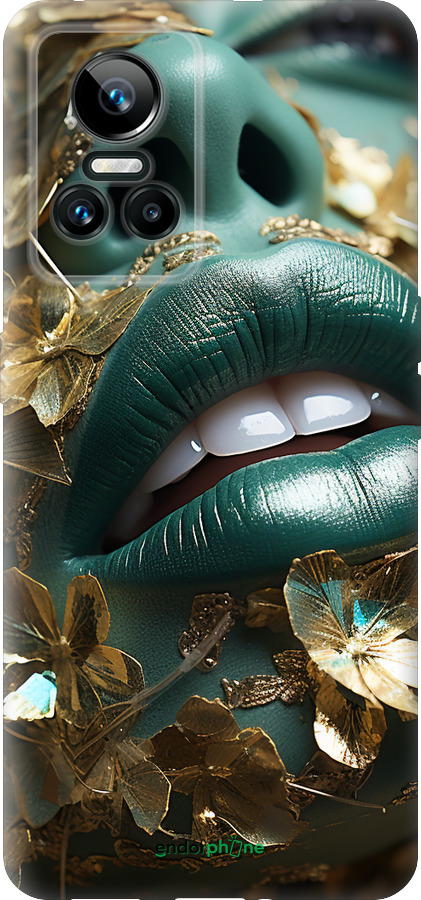 Силиконовый чехол Губы 2 для Realme GT Neo3 - 5667u-2590 изображение 