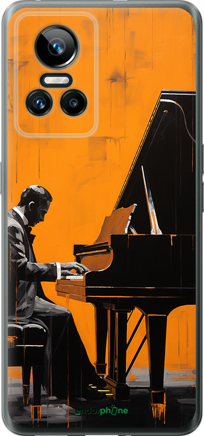 Силиконовый чехол Чехол для телефона Мужчина за Роялем для Realme GT Neo3 - 5938u-2590 изображение 