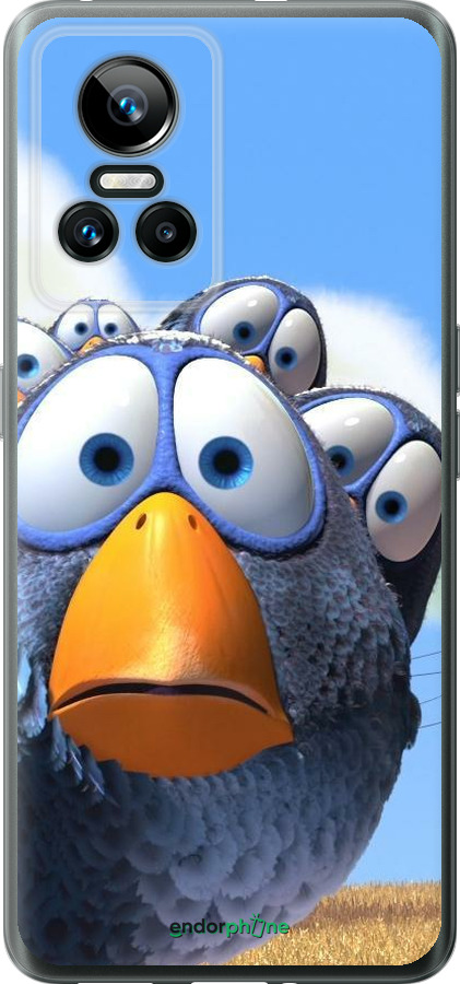 Силиконовый чехол Angry Birds для Realme GT Neo3 - 6008u-2590 изображение 