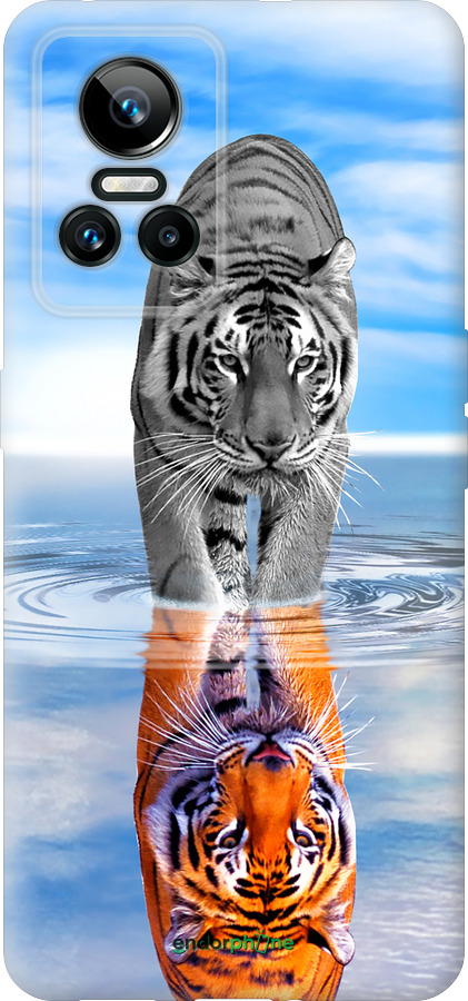 Силіконовий чехол Тигр для Realme GT Neo3 - 6016u-2590 изображение 