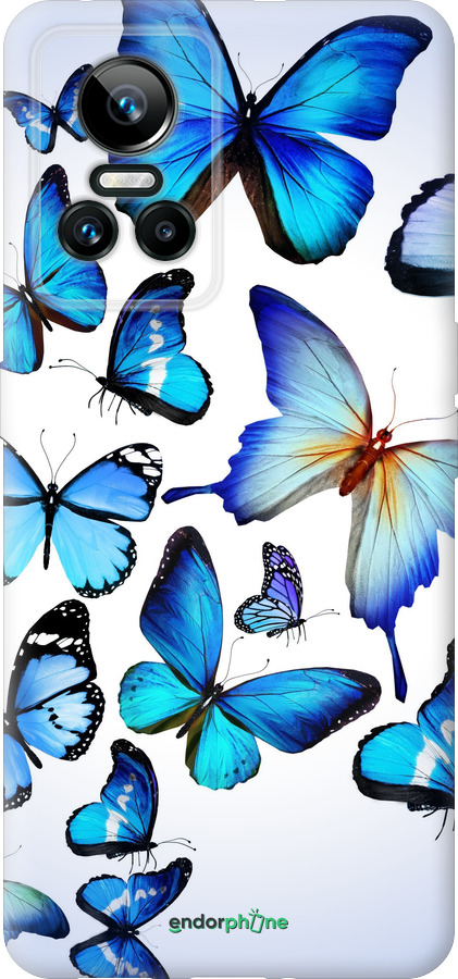 Силиконовый чехол Бабочки для Realme GT Neo3 - 6023u-2590 изображение 