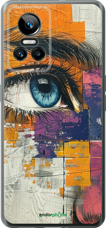 Силиконовый чехол Цветная фреска для Realme GT Neo3 - 6032u-2590 изображение 