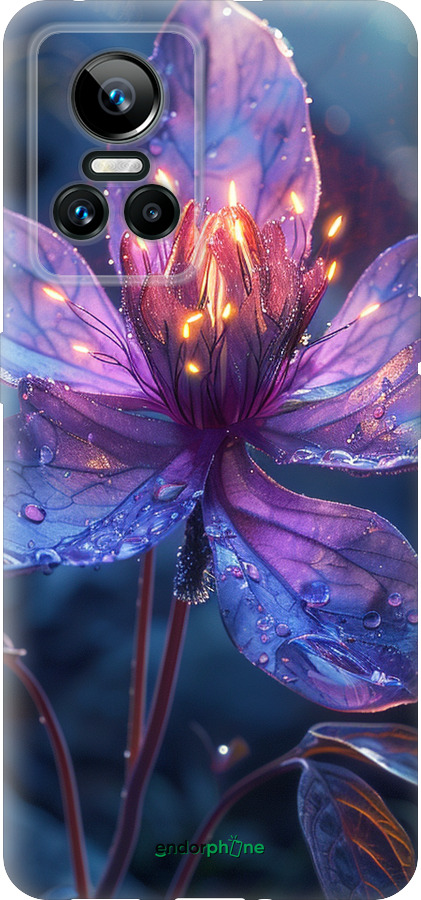 Силіконовий чехол Магічна квітка для Realme GT Neo3 - 6038u-2590 изображение 