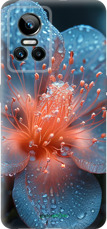 Силиконовый чехол Роса на цветке для Realme GT Neo3 - 6039u-2590 изображение 