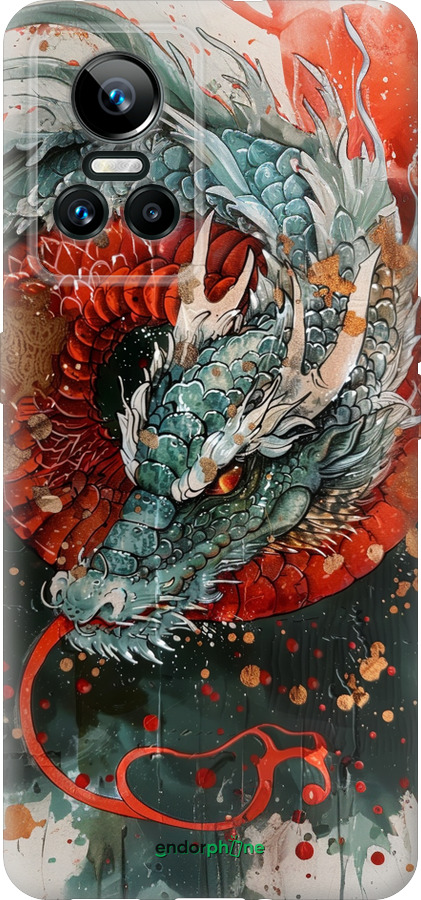 Силіконовий чехол Стихія вогню для Realme GT Neo3 - 6101u-2590 изображение 