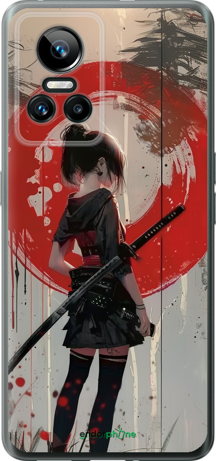 Силіконовий чехол Сутінки воїна: Танок з катаною для Realme GT Neo3 - 6123u-2590 изображение 