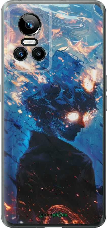 Силиконовый чехол Сатору Годжо для Realme GT Neo3 - 6129u-2590 изображение 