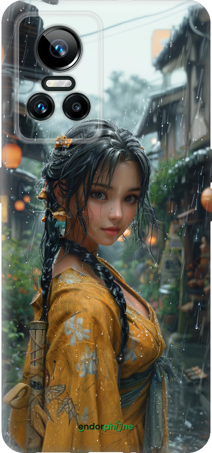 Силиконовый чехол Anime-girl для Realme GT Neo3 - 6133u-2590 изображение 