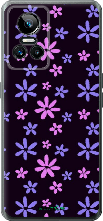 Силиконовый чехол с  цветами для Realme GT Neo3 - 6258u-2590 изображение 