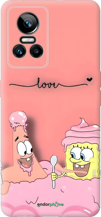 Силиконовый чехол Спанч Боб для Realme GT Neo3 - 6282u-2590 изображение 