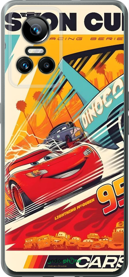 Силиконовый чехол Тачки для Realme GT Neo3 - 6288u-2590 изображение 