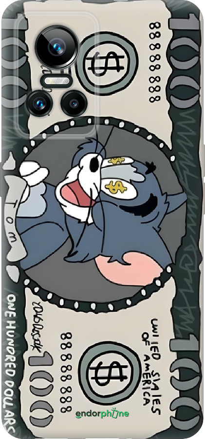 Силіконовий чехол Том и джерри для Realme GT Neo3 - 6291u-2590 изображение 