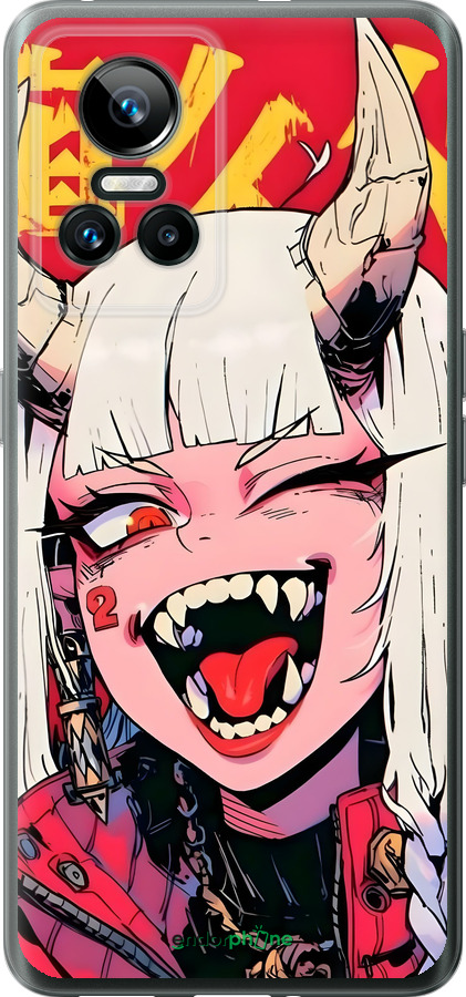 Силиконовый чехол Аниме демон для Realme GT Neo3 - 6308u-2590 изображение 