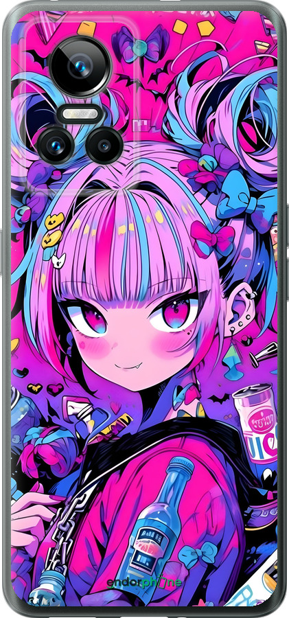 Силиконовый чехол Аниме милаха для Realme GT Neo3 - 6314u-2590 изображение 