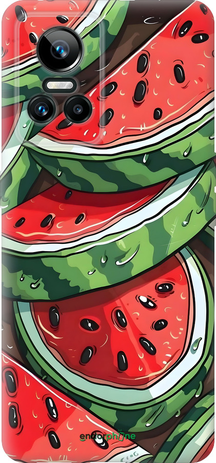 Силиконовый чехол Арбуз для Realme GT Neo3 - 6315u-2590 изображение 