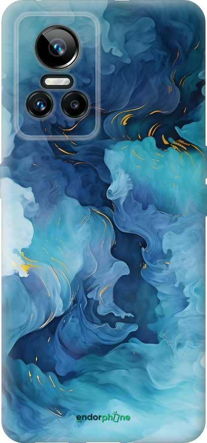 Силиконовый чехол Акварель для Realme GT Neo3 - 6320u-2590 изображение 