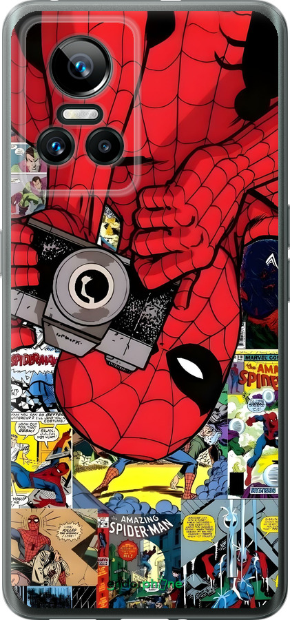 Силіконовий чехол Людина павук 2 для Realme GT Neo3 - 6333u-2590 изображение 
