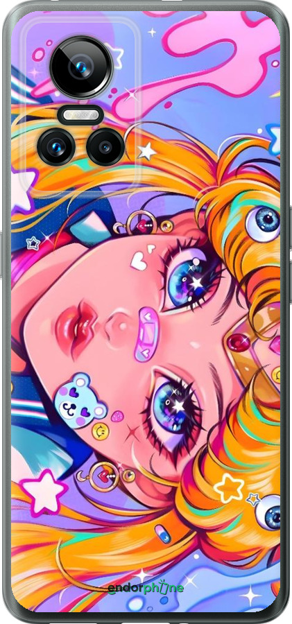 Силиконовый чехол Сейлор Мун 4 для Realme GT Neo3 - 6353u-2590 изображение 