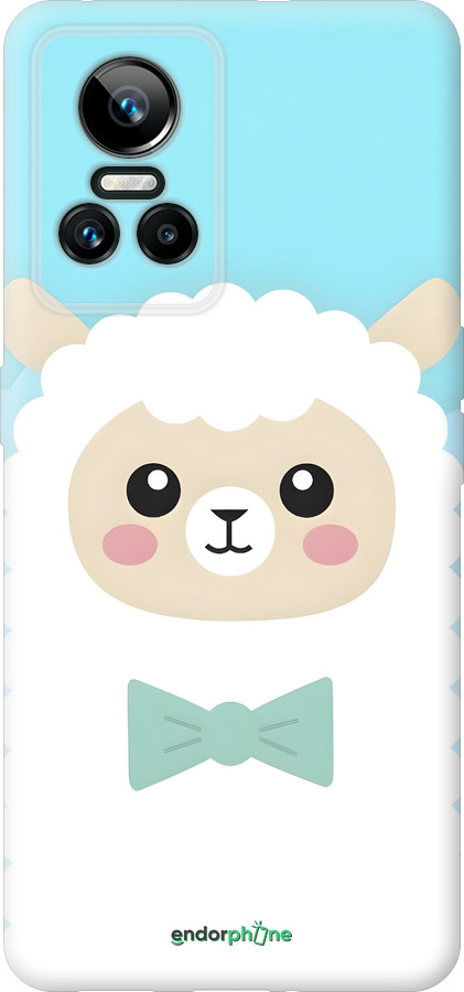 Силиконовый чехол Милый барашек для Realme GT Neo3 - 6355u-2590 изображение 