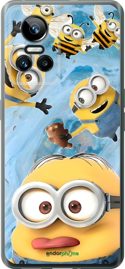 Силиконовый чехол Миньоны для Realme GT Neo3 - 6386u-2590 изображение 