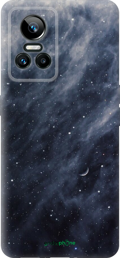 Силіконовий чехол Сині хмари, Синій місяць для Realme GT Neo3 - 6398u-2590 изображение 